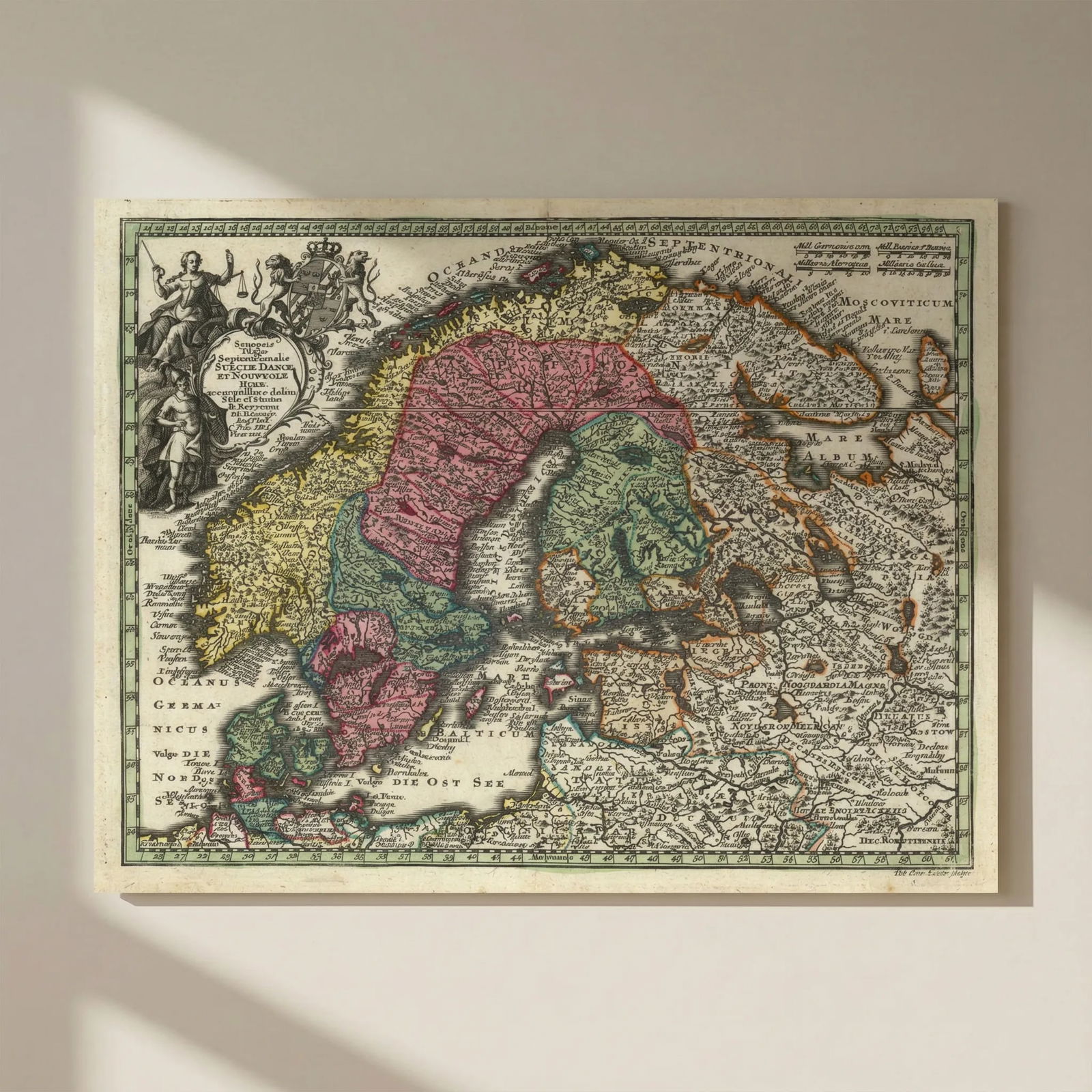 Sueciae Daniae & Norwegiae… Scandinavia Sweden Norway Denmark. Seutter c1744 map: Title: Sueciae Daniae & Norwegiae… Scandinavia Sweden Norway Denmark. Seutter c1744 map Description: Synopsis Plagae, Septentrionalis sive Sueciae Daniae, et Norwegiae Regn. accuratissimile deli