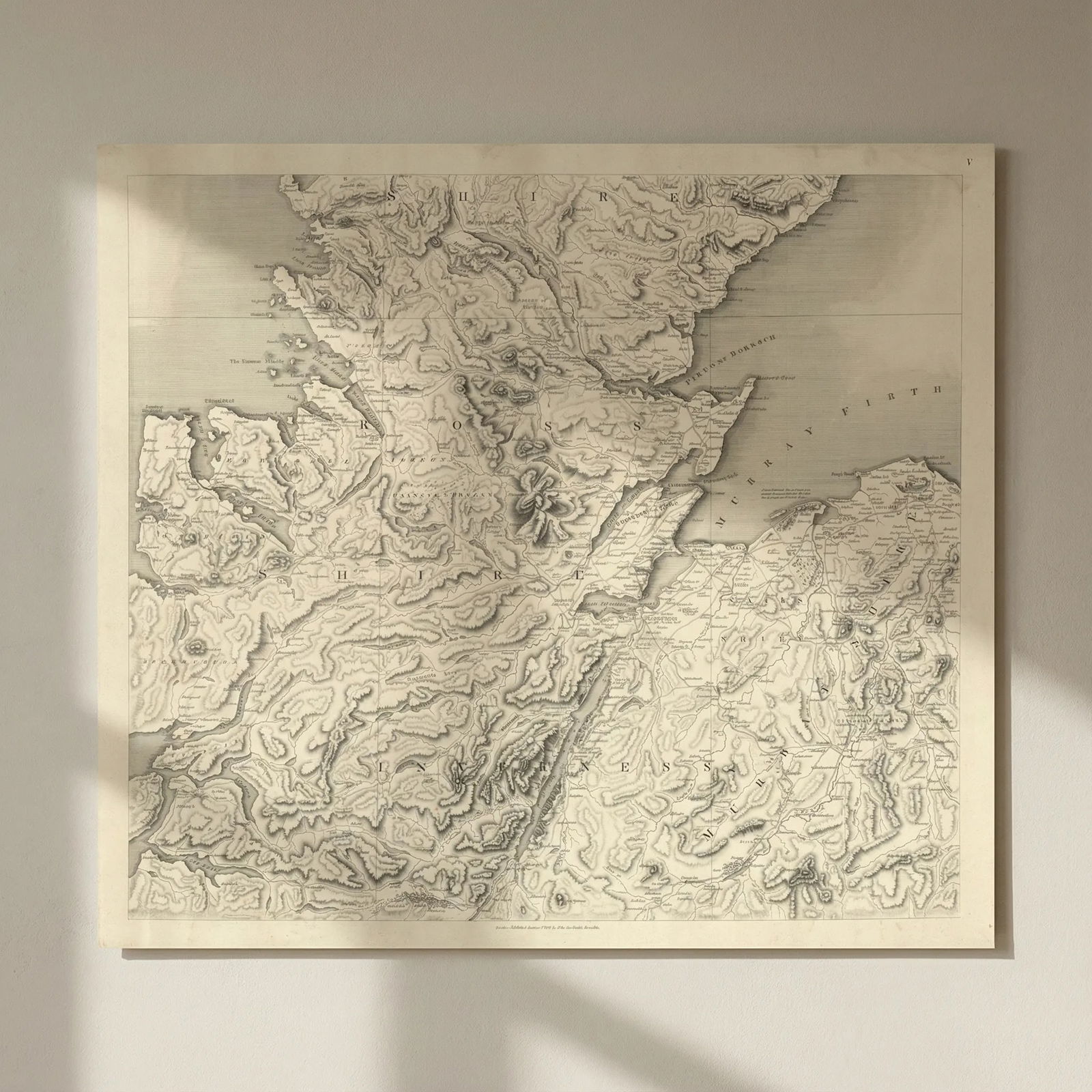 #5 Scottish Highlands. Ross & Inverness-shire, Moray Firth. Stockdale 1806 map: Title: #5 Scottish Highlands. Ross & Inverness-shire, Moray Firth. Stockdale 1806 map Description: [Sheet V – Scottish Highlands]. Sheet V – Scottish Highlands – Ross & Cromarty,