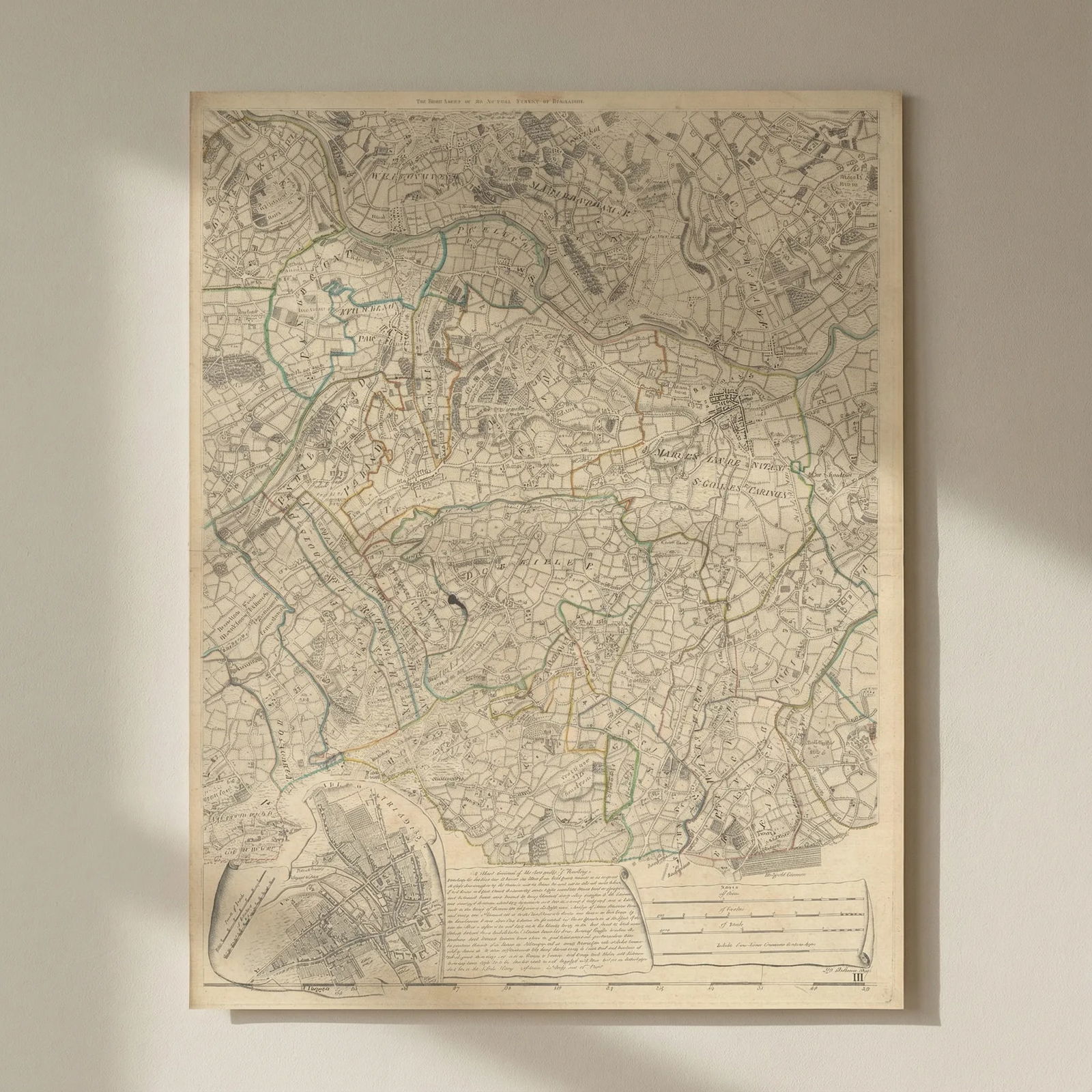 Thames Valley/Berkshire. Reading plan. Pangbourne Caversham. Rocque 1761 map: Title: Thames Valley/Berkshire. Reading plan. Pangbourne Caversham. Rocque 1761 map Description: [Sheet 3 from John Rocque's A Topographical Survey of the County of Berks]. A single map sheet from Joh