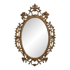 Friedman Brothers Gold Gilt Ornate Frame Mirror