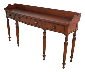 Baker Sheraton Style Cherry Walnut Sideboard