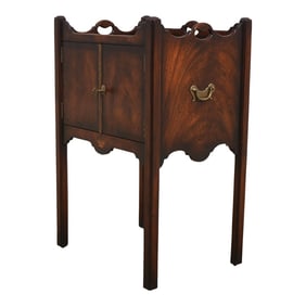 Theodore Alexander Chippendale Mahogany 2 Door Nightstand
