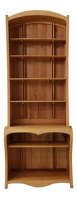 Custom Studio Made Modern Art Nouveau Cherry Cabinet