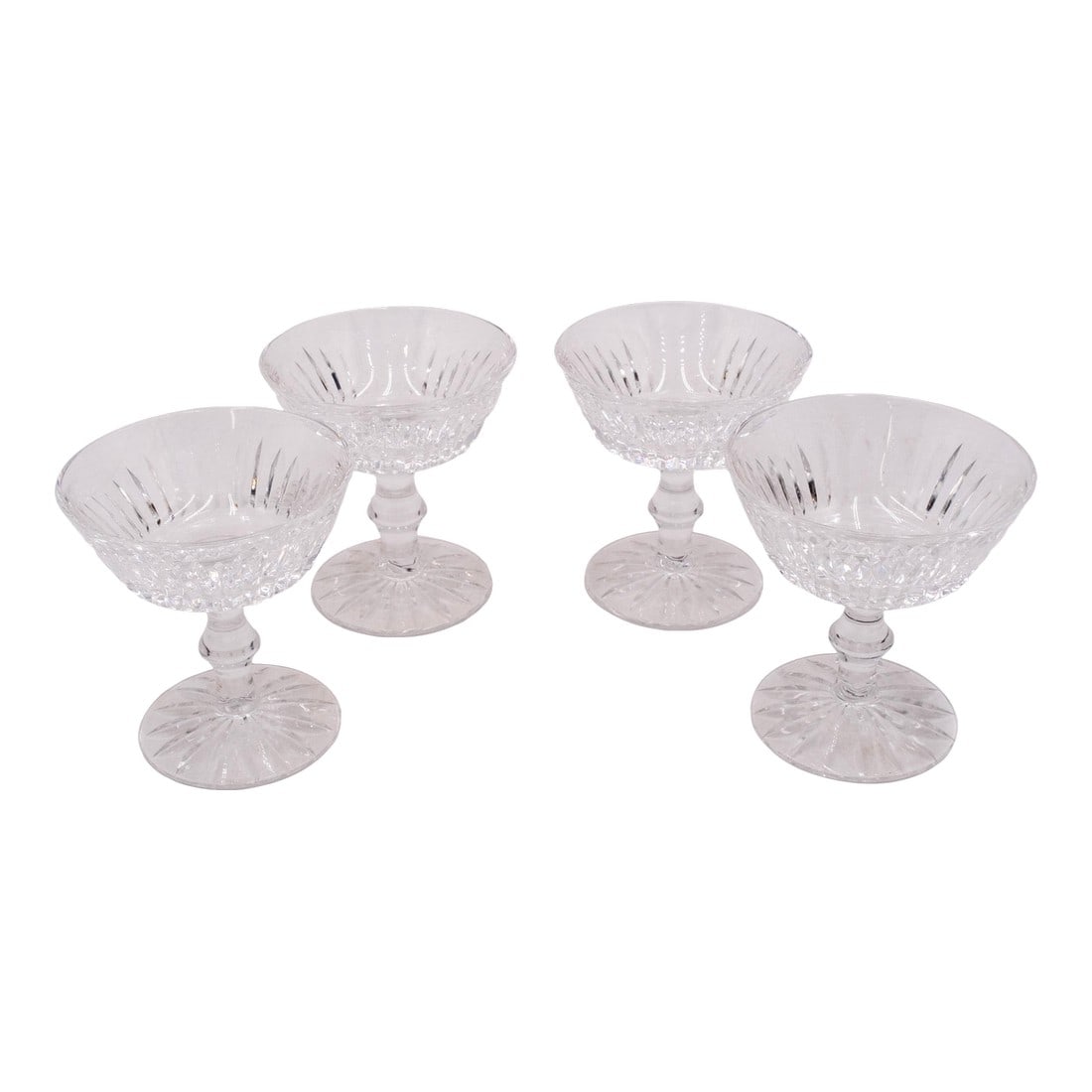 Set of 4 Waterford Eileen Crystal Champagne Sherbet Glasses (1 of 8)