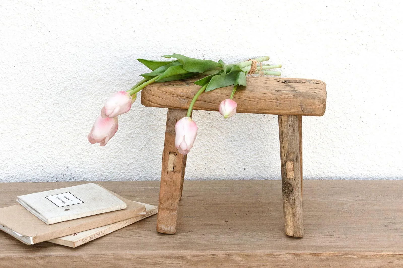 Vintage Small Country Milking Stool - 2