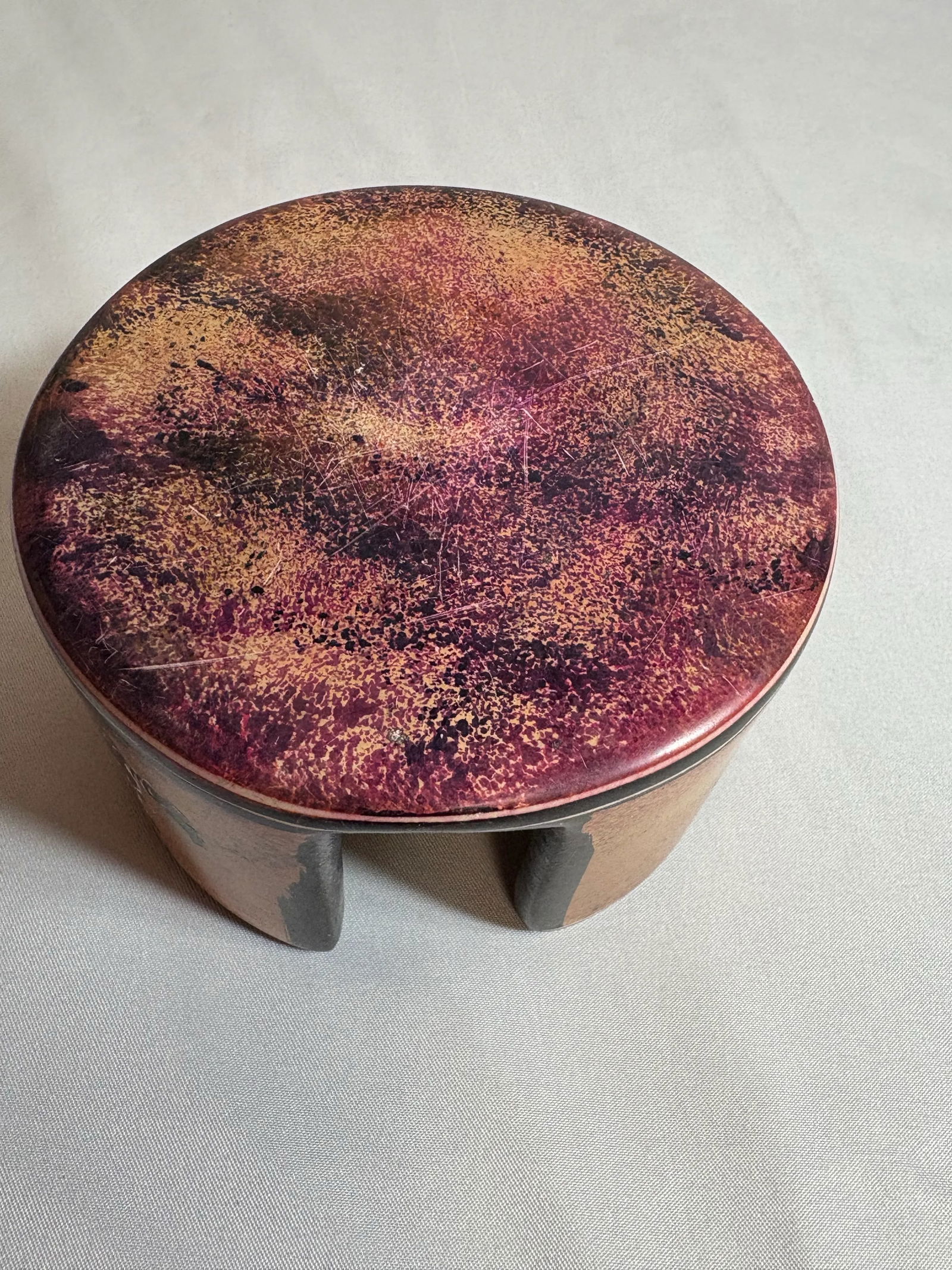 African Clay Sculpted Heavy Coaster Set Illustrating Various African Animal. - 2