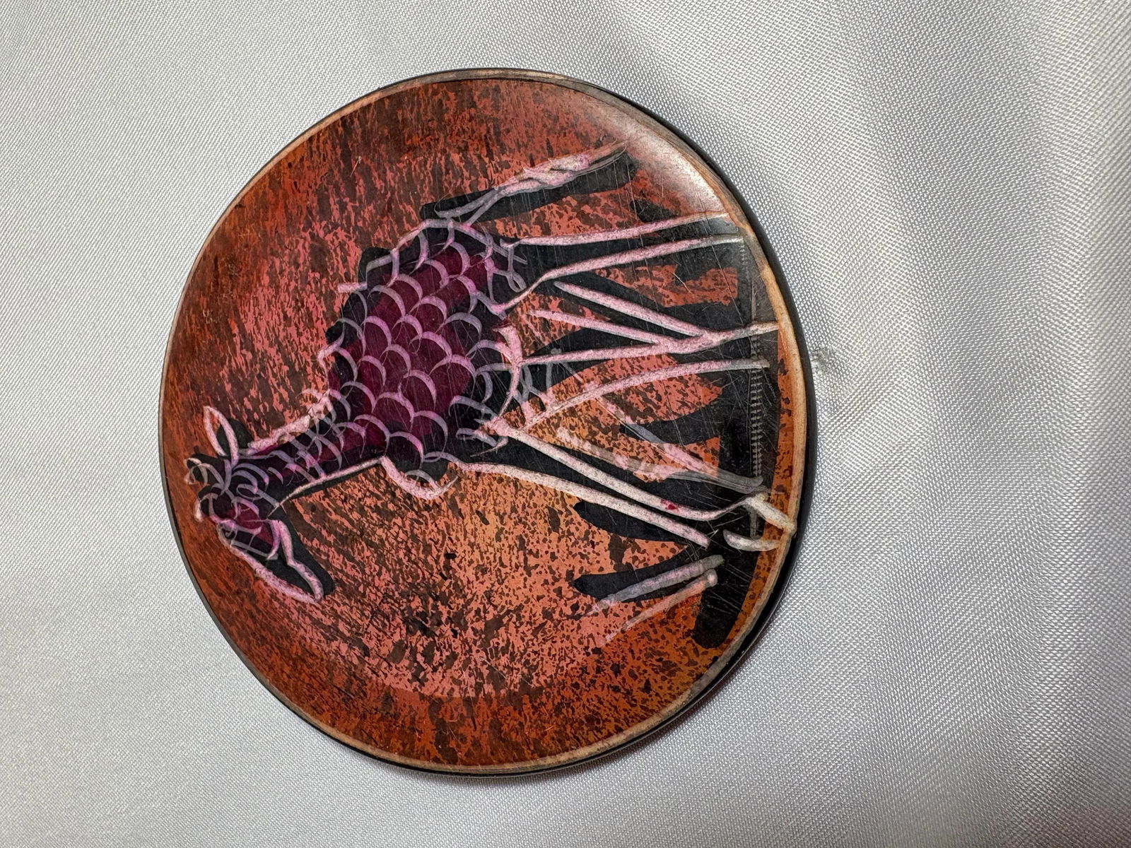 African Clay Sculpted Heavy Coaster Set Illustrating Various African Animal. - 3