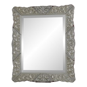 Midas Stunning Sterling Silver French Style Stand Up Dressing Mirror
