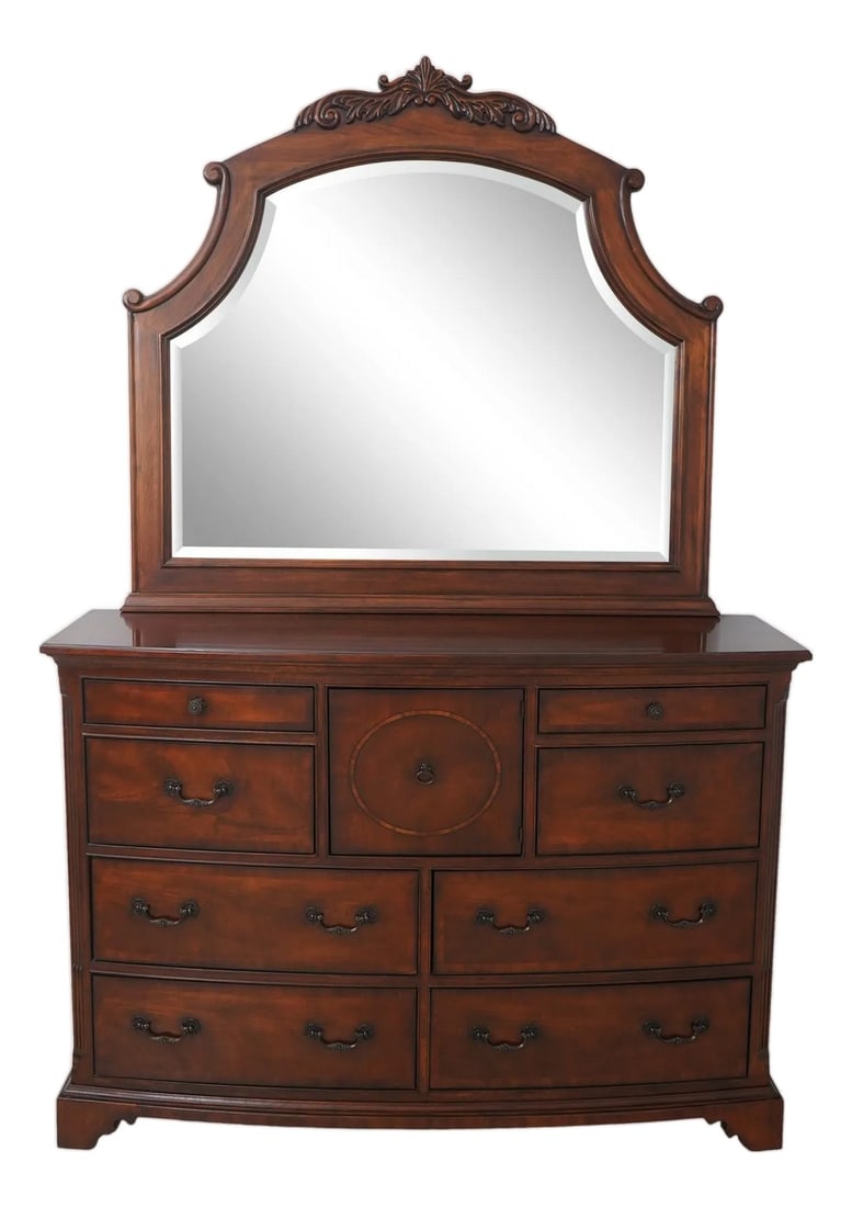 Drexel Barrier Reef Island Plantation Dresser & Mirror (1 of 18)