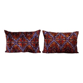 Turkish Velvet Pillow Cover - A Pair