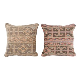 Turkish Rug Pillow Cover - A Pair
