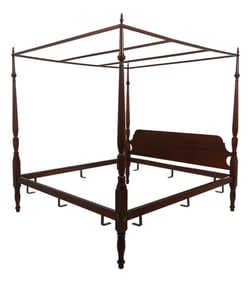 Eldred Wheeler King Size Cherry Poster Bed