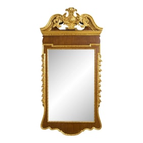 Friedman Brothers Colonial Williamsburg Walnut & Gold Gilt Mirror