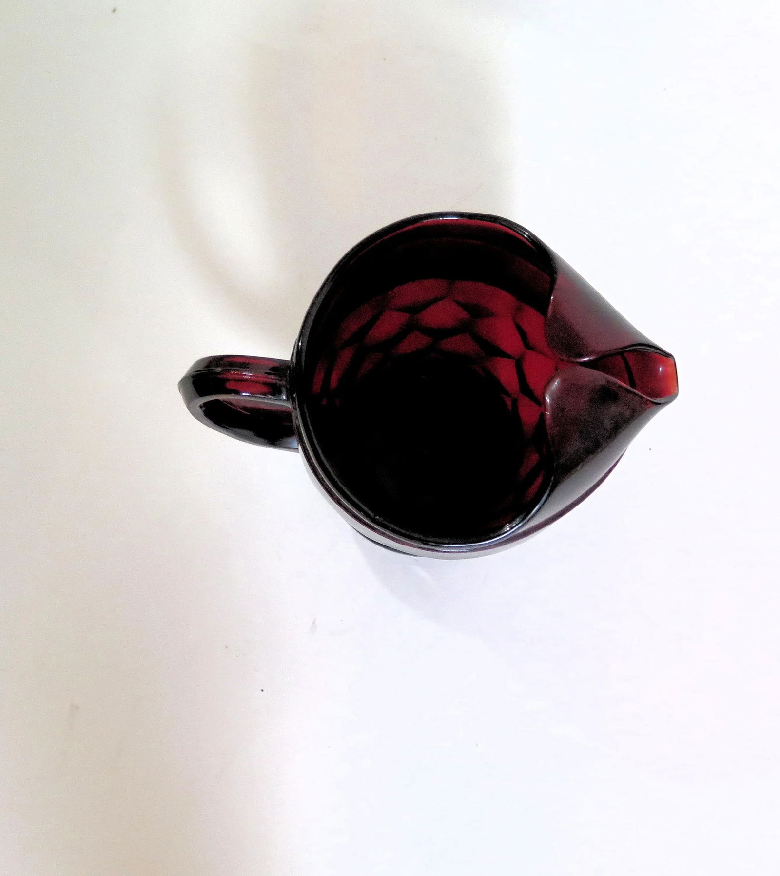 Mid 20th Century Venetian Ruby Red Glass Pitcher - 4