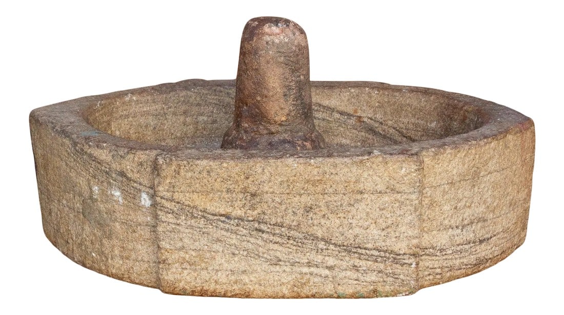 Rustic Raipur Stone Kharal Mortar