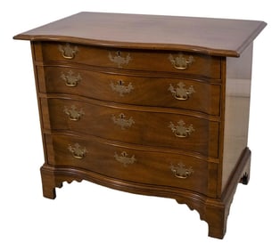 Kittinger Colonial Williamsburg Cw-183 Mahogany Bachelor Chest