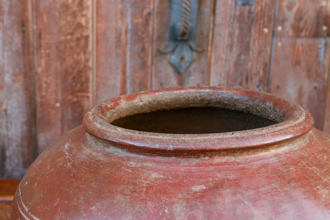 African Bambara Jidaja Clay Vessel - 6