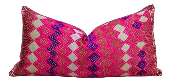 Antique Barlin Sindh Silk Pillow