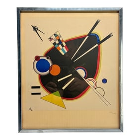 Wassily Kandinsky (Russian, 1866–1944) La Tache Noire Abstract Composition, 1924