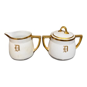 Stouffer KMP Creamer Sugar Porcelain