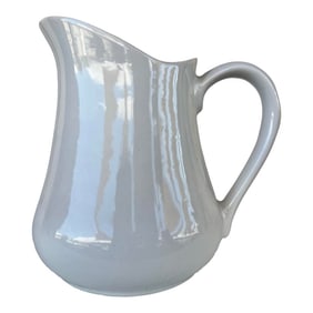 Vintage White Porcelain Pitcher