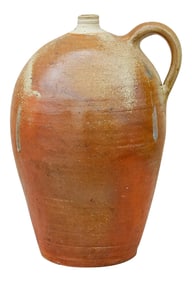 Terracotta Burnished Clay Wine Jug