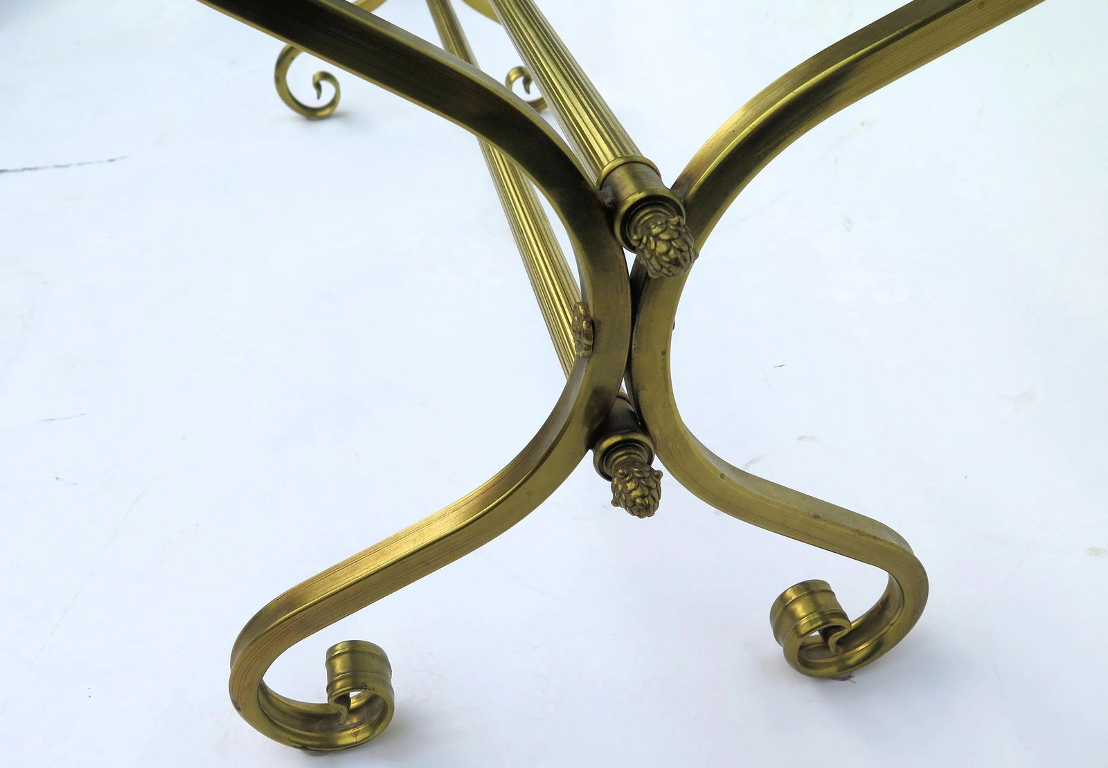 Hollywood Regency Italian Scroll Coffee Table - 3