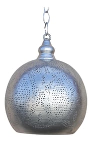 Arabesque Moorish Sphere Pendant Lantern