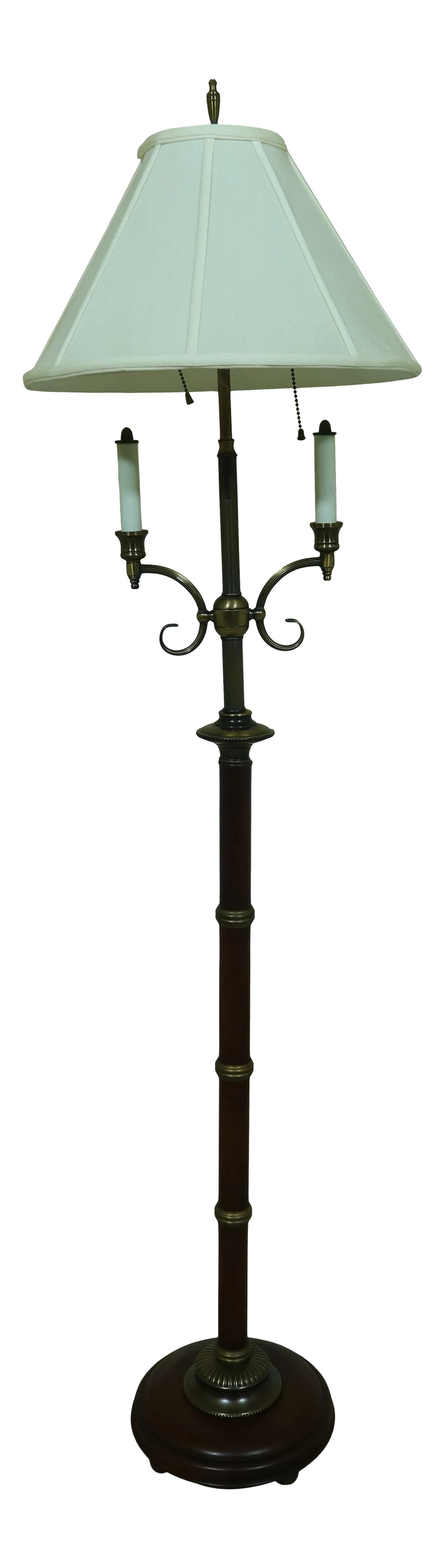Knob Creek Mahogany Base Floor Lamp (1 of 9)