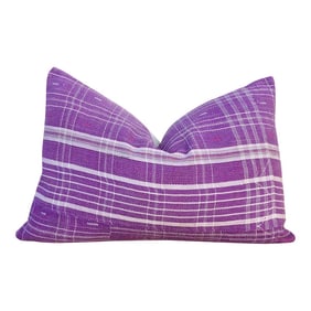 Nalini Vintage Lumbar Boho Kantha Pillow