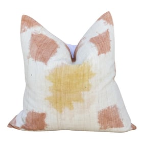 Vintage Kivili Organic Silk Ikat Pillow
