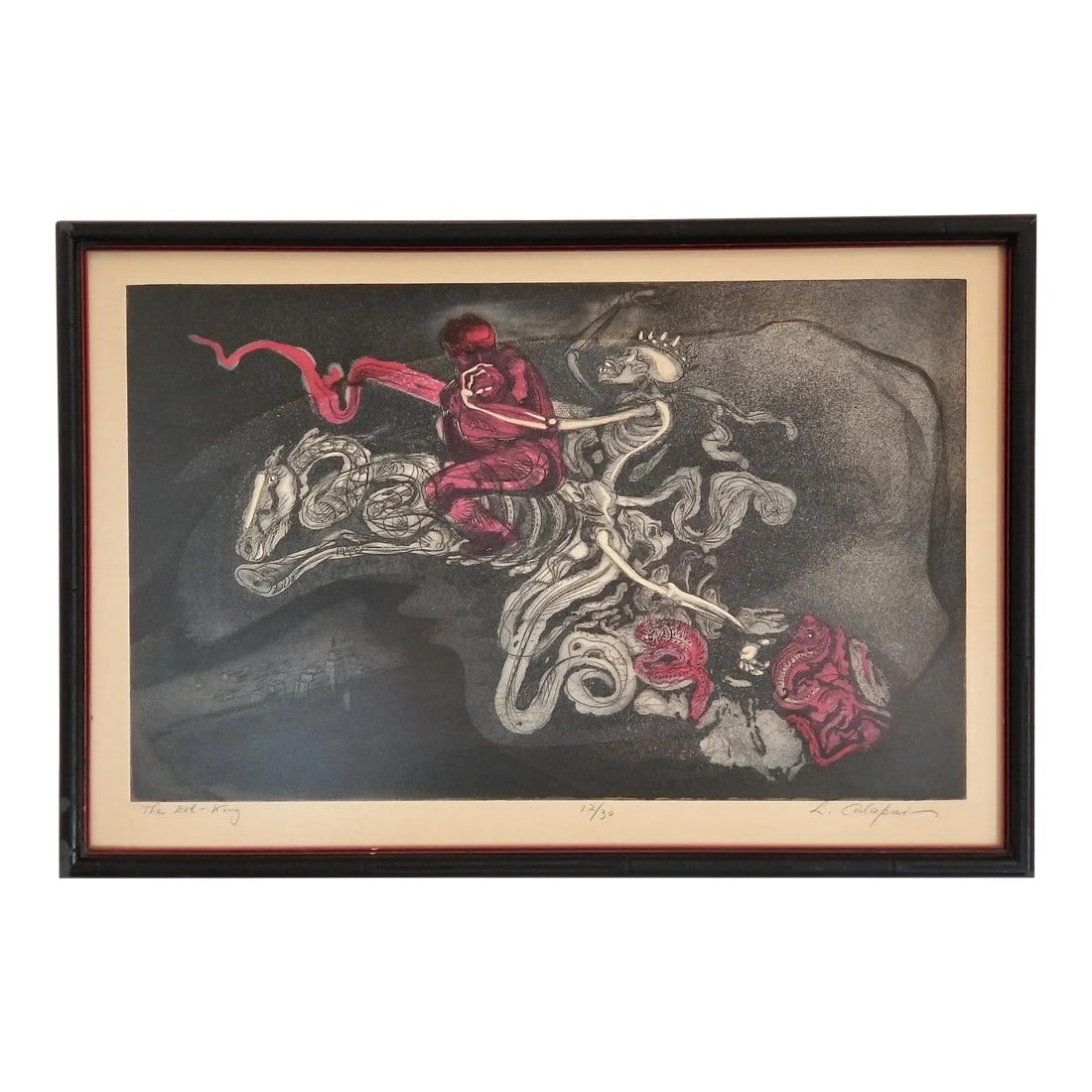 The Erl King by Letterio Calapai - Print Etching and Aquatint (1 of 12)