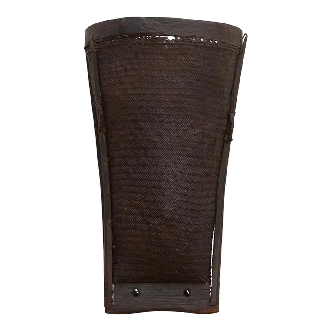 Antique Tall and Slim Harvesting Basket