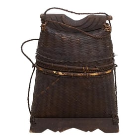 Mid 20th Century Thai Tribal Basket