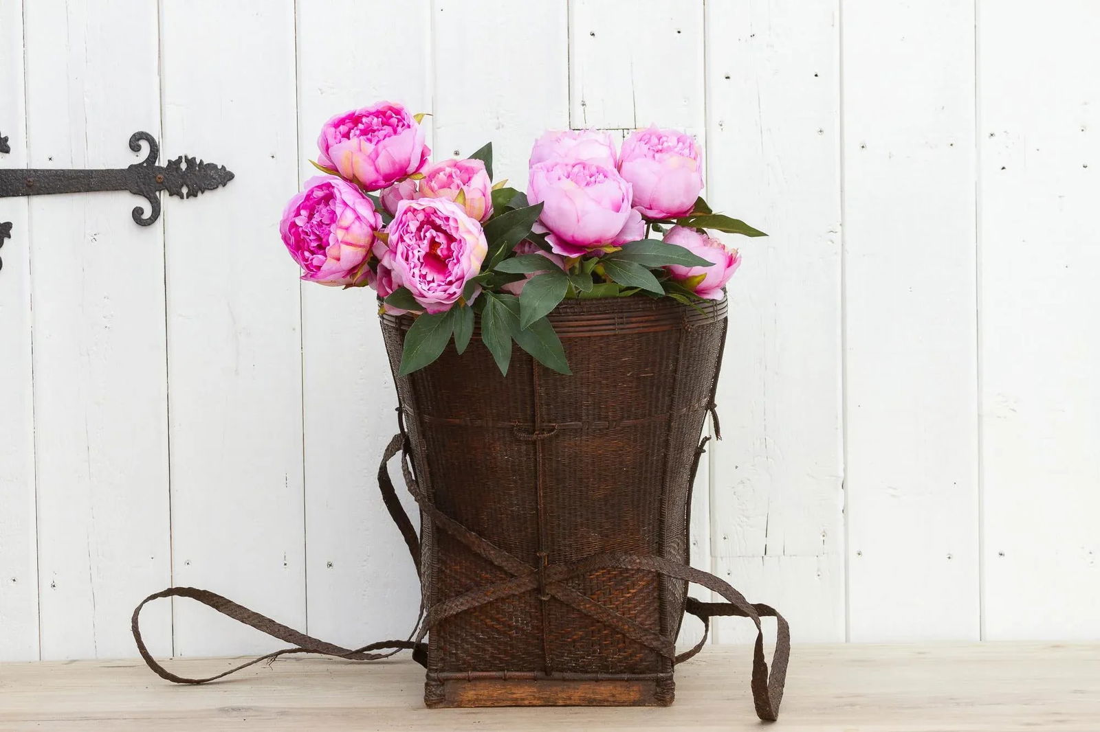 Antique Thai Finely Woven Gathering Basket - 2