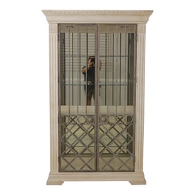 Drexel Heritage Neoclassical Vitrine Curio Cabinet