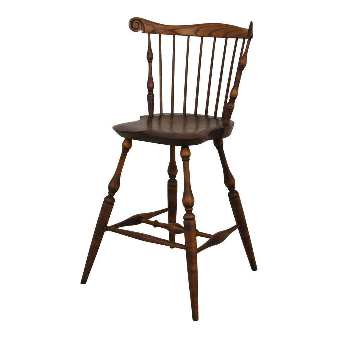 Warren Chair Works Windsor Style High Seat Chair (1 of 13)
