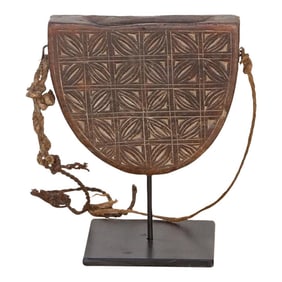 Carved Nepalese Sickle Holder