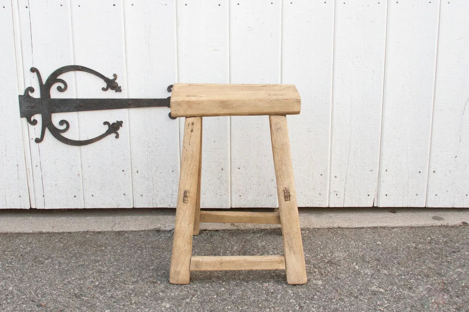 Asian Bleach Wood End Table - 9