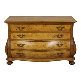 Italian Continental Bombe Front & Side Commode Chest