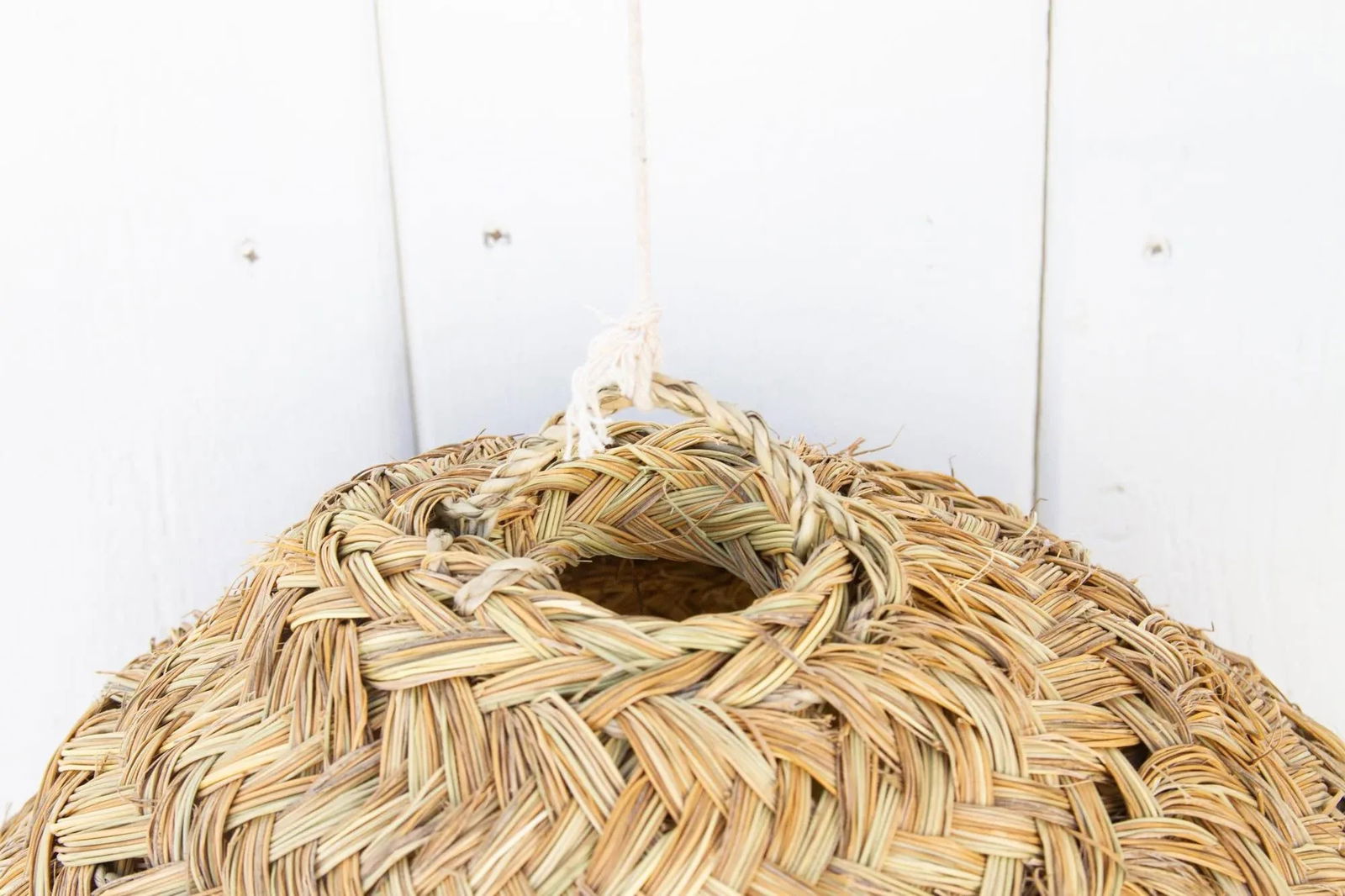 Large Dome Top Handwoven Farmhouse Lantern - 5