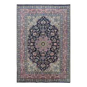 1970s Persian Sarouk Area Rug 5"6" X 8"6"