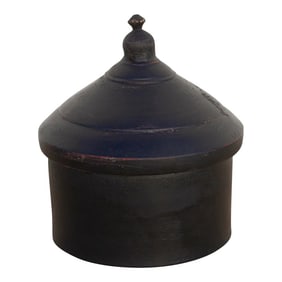 Bijapur Painted Black Temple Box