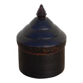 Jalor Ebonized Black Tika Box