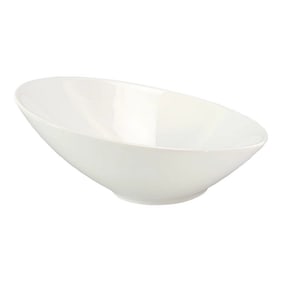 Impulse Rotunda White Porcelain Serving Salad Bowl 13"