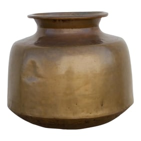Large Antique Brass Water Pot