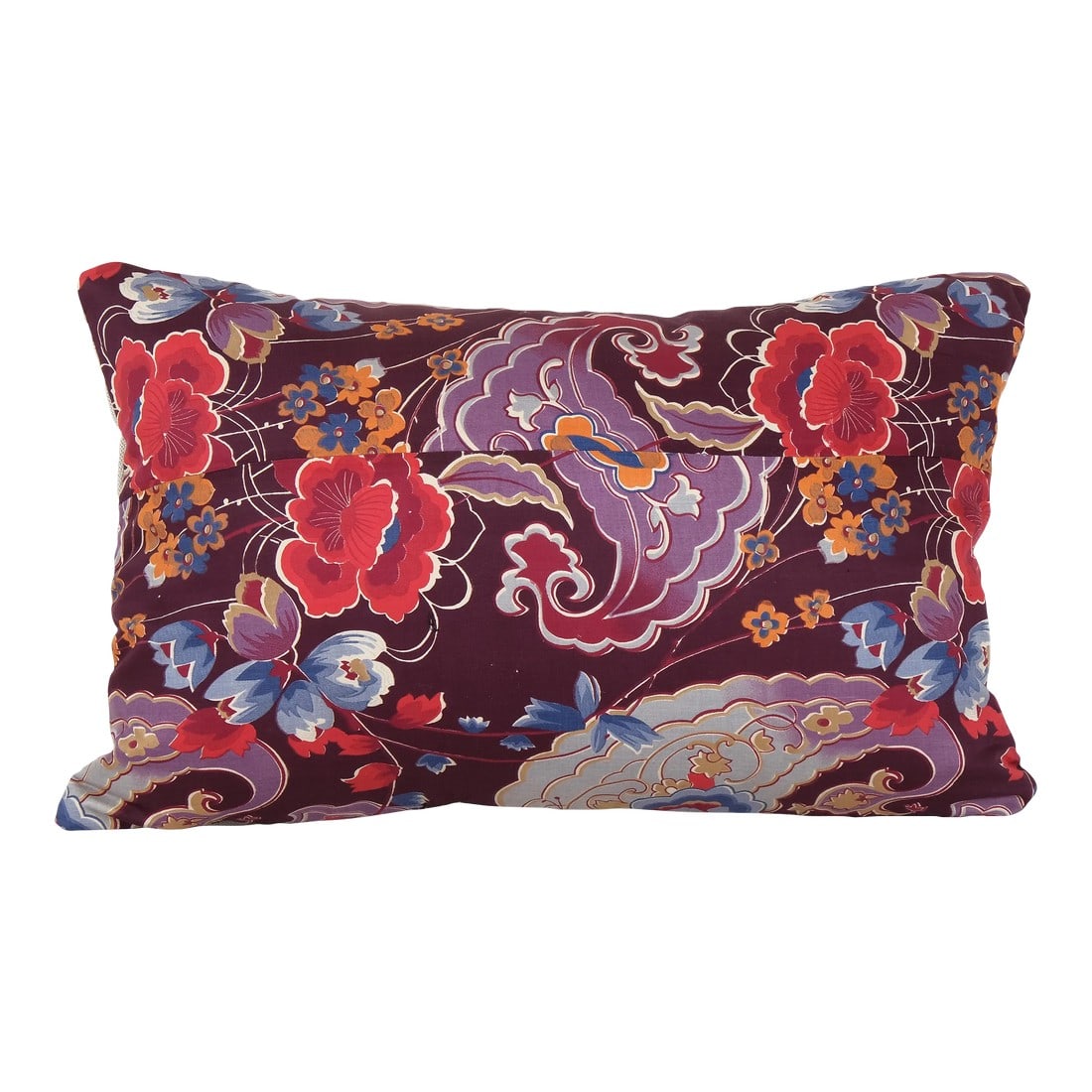 Uzbek Floral Cushion Cover: Uzbek Floral Cushion Cover The vintage cotton fabric ( Uzbek Caftans) we used for these pillow covers dates back to 20th C. and it is from Uzbekistan. Every pillow is unique but can also contain small