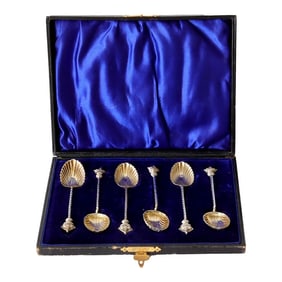 1896 Sterling Silver Spoons W/Crowns