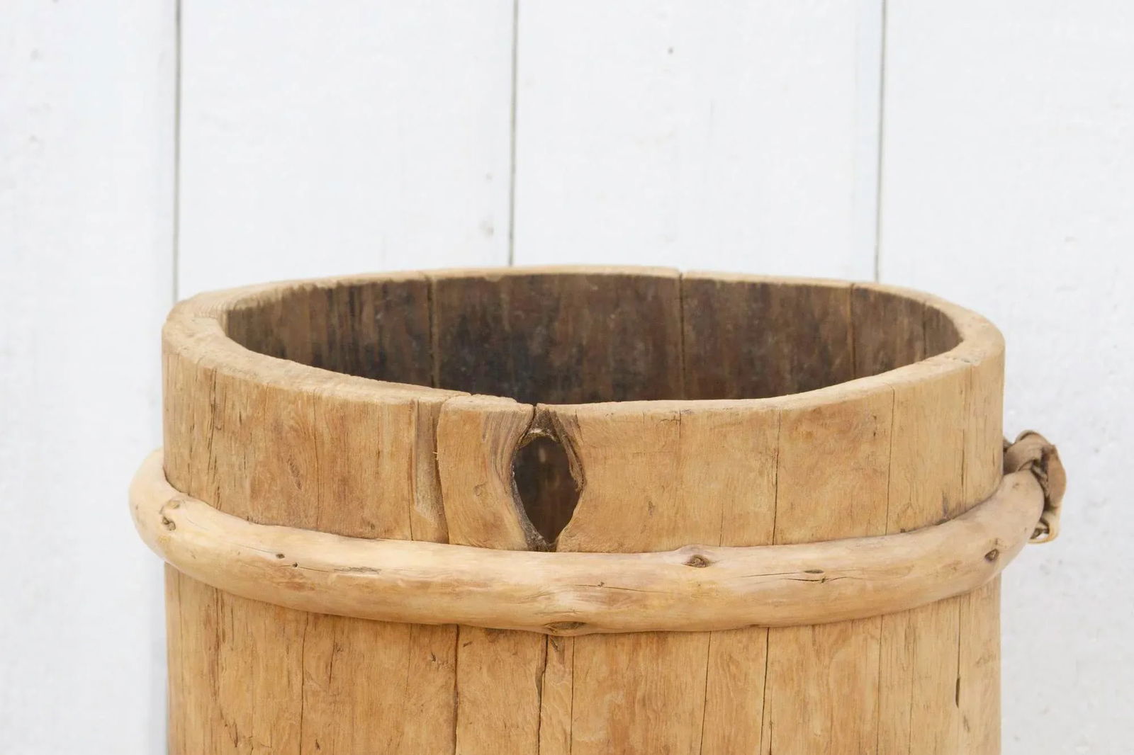 Rustic Bamboo Rice Container - 3