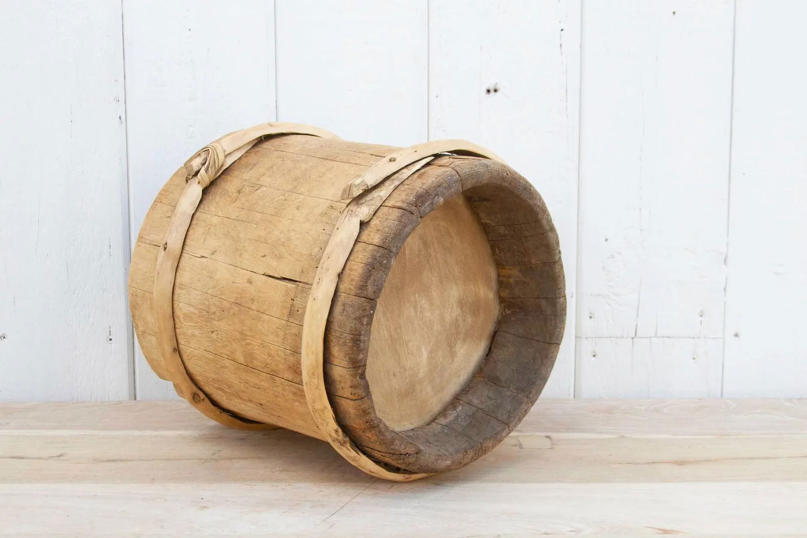 Rustic Bamboo Rice Container - 4